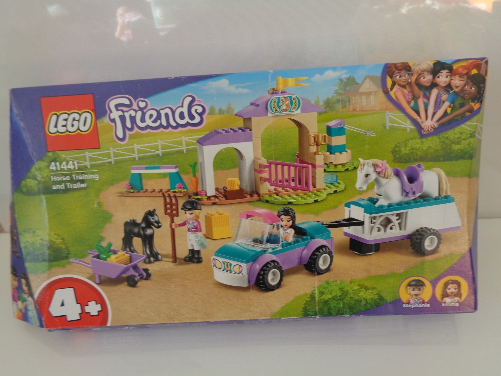 Lego Friends Horse Training and Trailer Stephanie & Emma 4144 new opened box