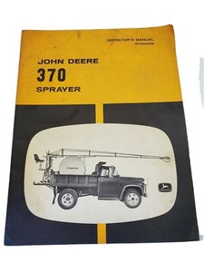 Original John Deere Manual 370 Sprayer OM-B25059B