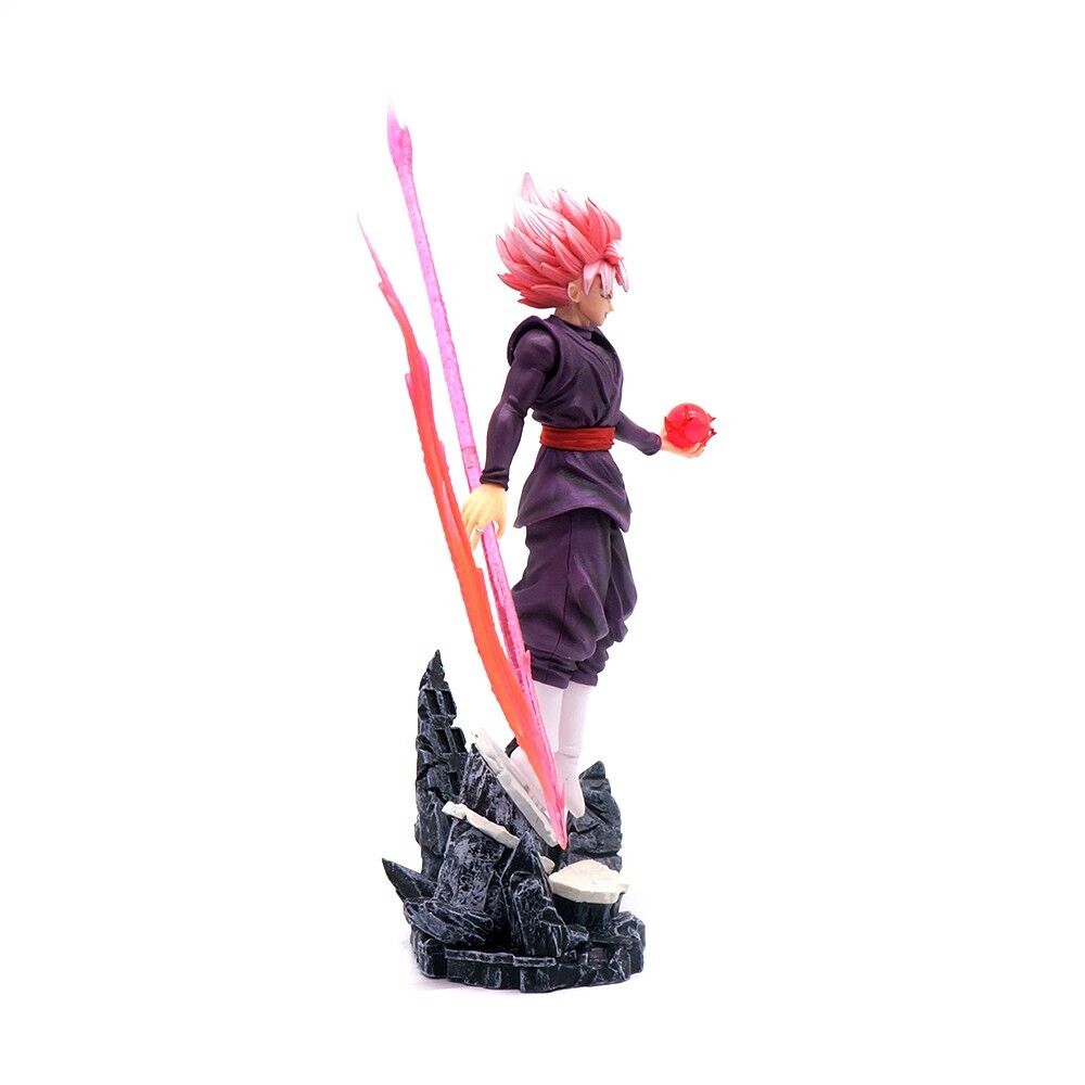 Boneco Action Figure Miniatura Goku Black Super Sayajin Rose