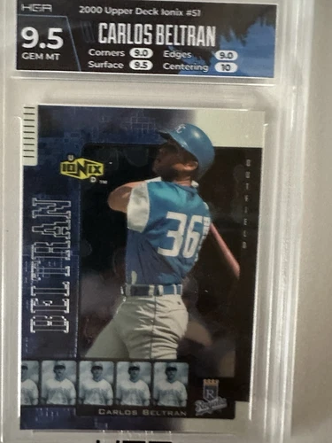 2000 Upper Deck Ionix - #51 Carlos Beltran RC