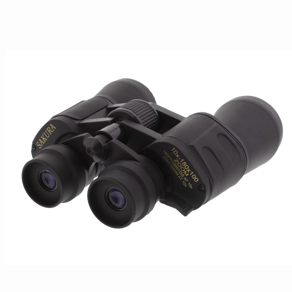 HD Day/Night 10-180x100 Military Zoom Optics Powerful Binoculars Hunting Camping - Image 2 of 4