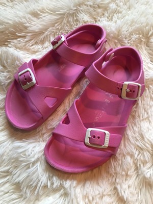 girls rubber birkenstocks