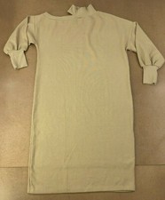 ASOS Design Women's Size 8 Camel Cutout Shoulder Super Soft Midi Sweater Dress