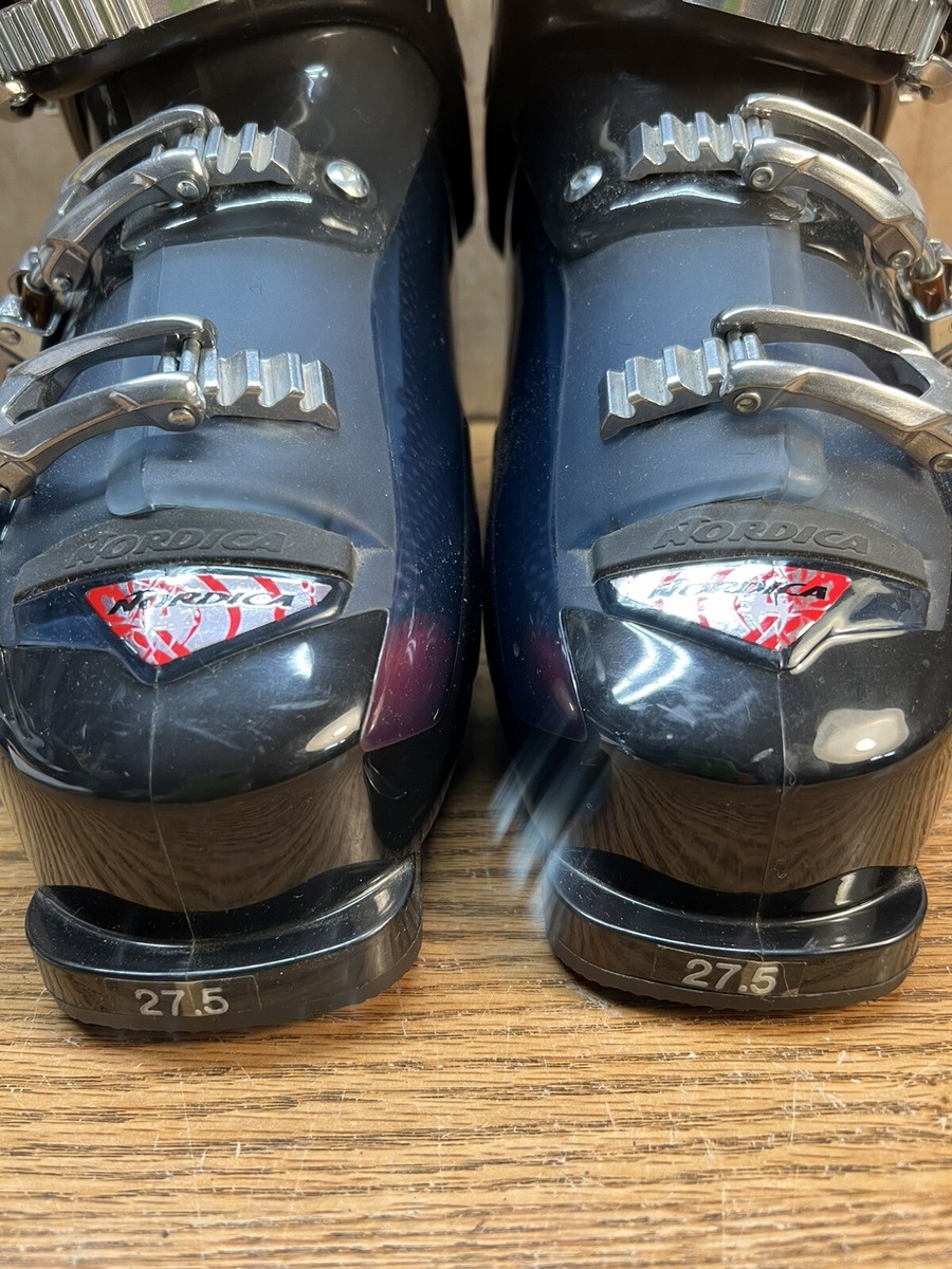スキー 27-27.5 NORDICA HOT ROD 85 Nordica Hot Rod 85 Ski Boots US Men Sz 9.5 Mondo 27.5 Blue