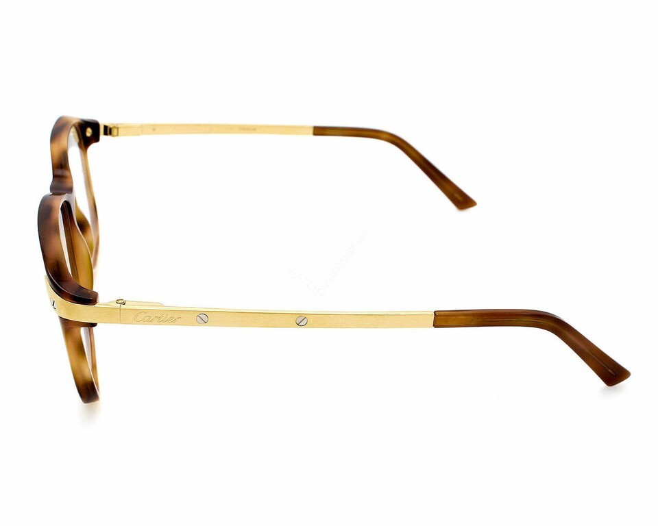 メガネ Cartier Cartier - CT0187O - 002 havana havana transpa CARTIER Havana/Gold Lens Unisex Eyeglasses CT0075O-002 | eBay