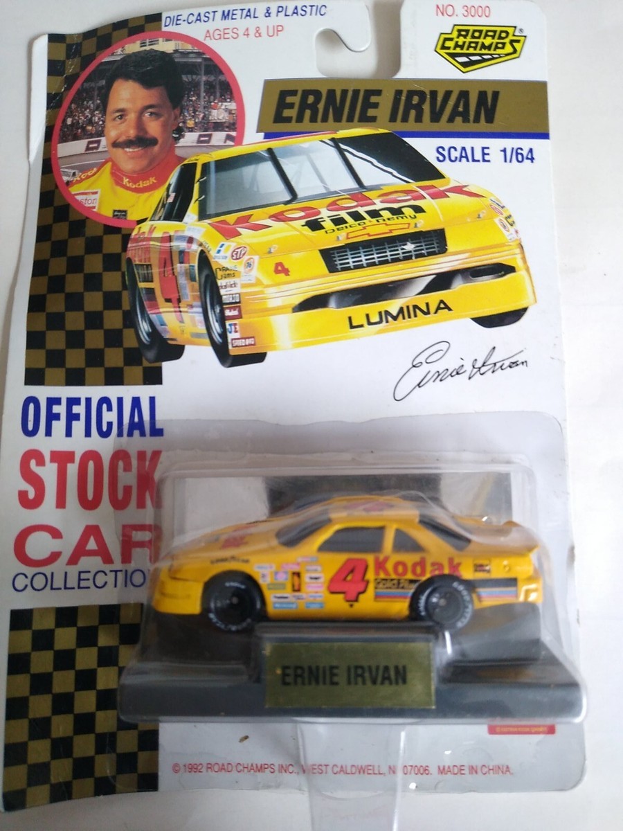 Road Champs Ernie Irvan 1992 #4 Kodak Chevrolet Lumina NASCAR 1:64