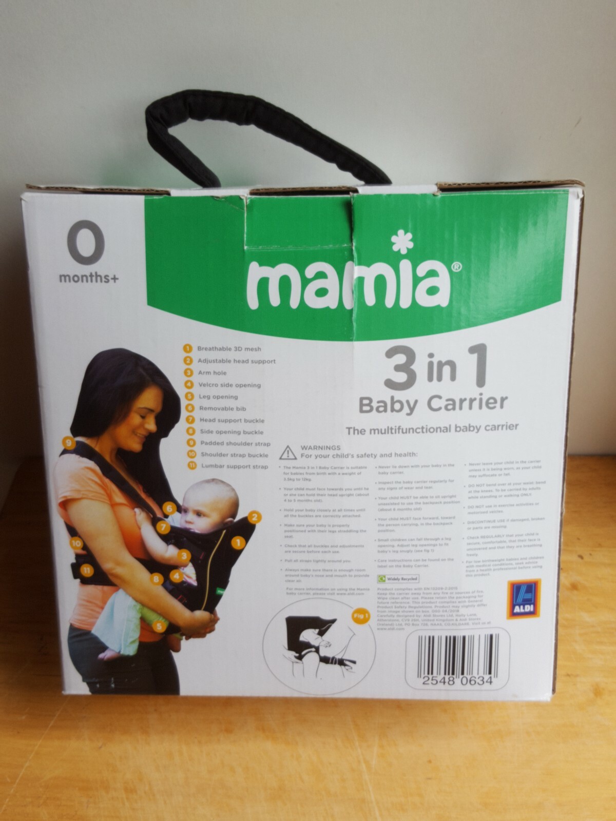 mamia 3 in 1 carrier