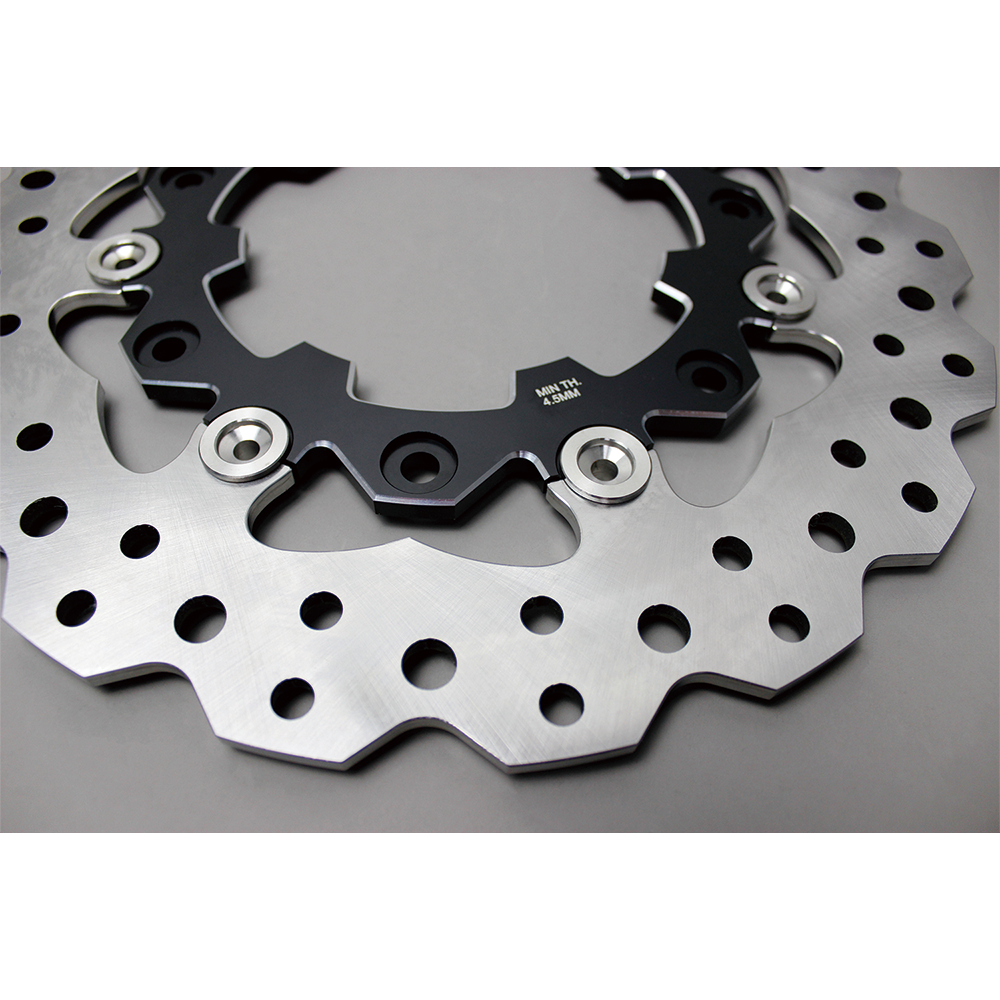 2PCS Floating Front Brake Rotor for Harley 09-23 Touring 7 Holes