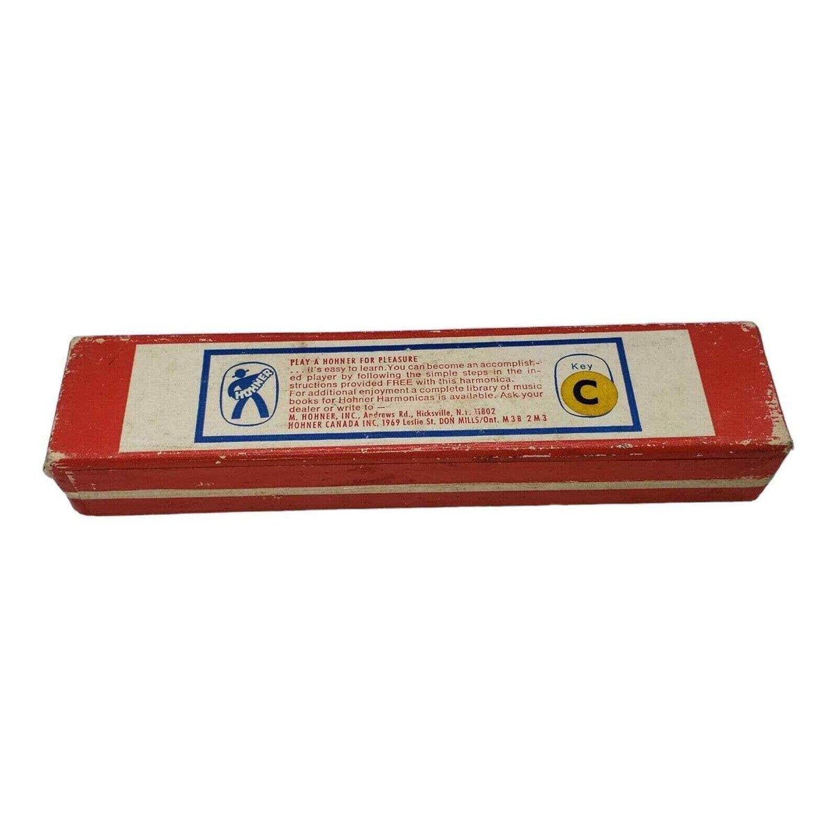 Vintage Marine Band Harmonica by M. Hohner 14 Hole Number