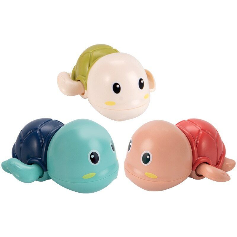 Cute Cartoon Animal Tortoise Toy Max 67% OFF Bath Special Campaign Water Baby Toys Kids