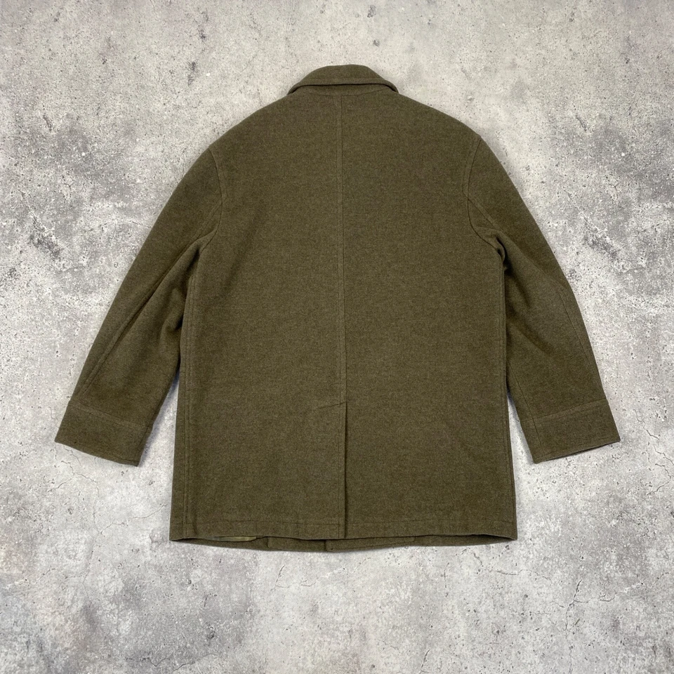 Винтажное шерстяное пальто Christian Dior на пуговицах женское размер L - Изображение 4 из 4