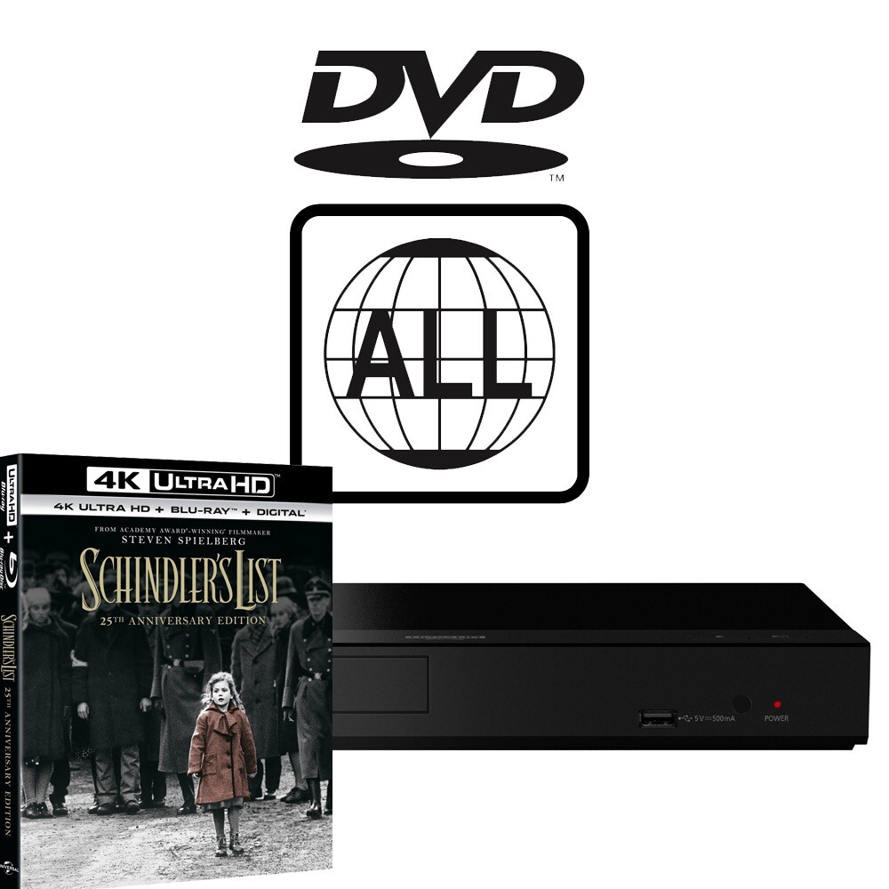 Panasonic Blu-ray Player DP-UB150 MultiRegion for DVD Schindlers List 25th Anniv