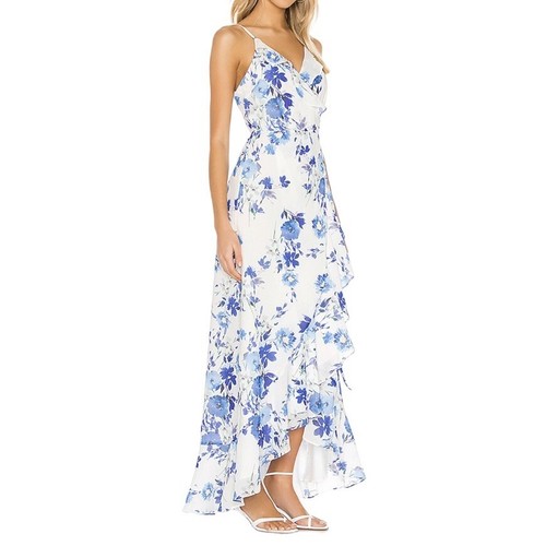 NWT Yumi Kim Meadow Maxi Dress Bluebird Ivory Blue and White Women’s Size XS - Picture 3 of 12