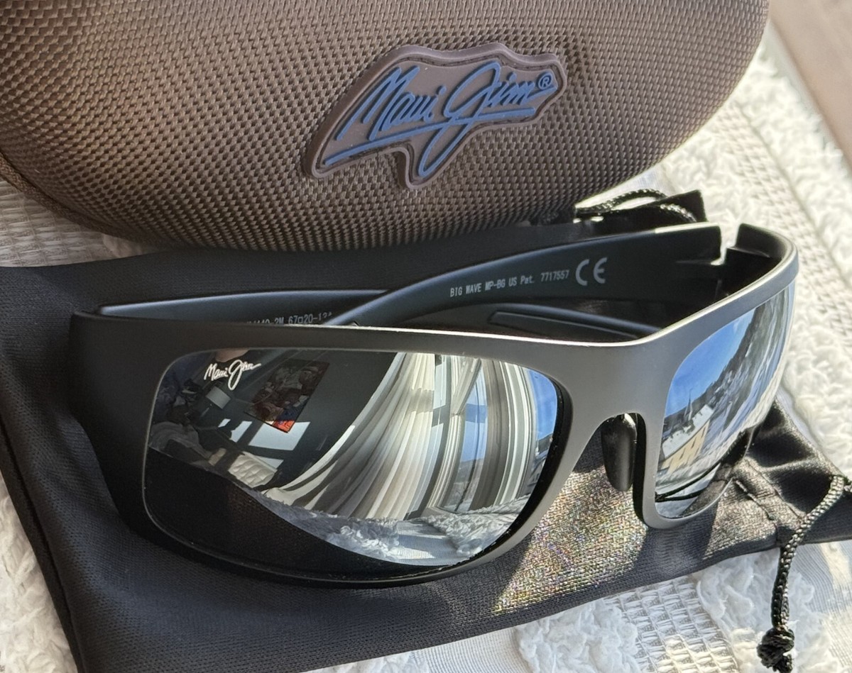 Maui Jim Big Wave MJ 440 2M Matte Black Frame + Grey Polarized