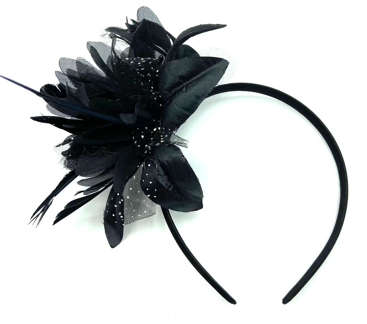 Blütenblätter Blume Chiffon Stirnband Aliceband F Produktbild-Vorschau 8