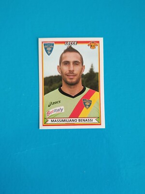 2010-11 2011 Panini Footballers Figures New No. 294 Massimiliano Benassi Lecce