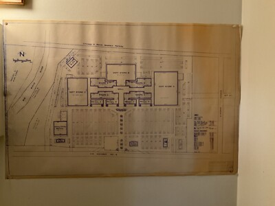 #ad Vintage Blueprints 1972 Sioux Falls South Dakota $19.99