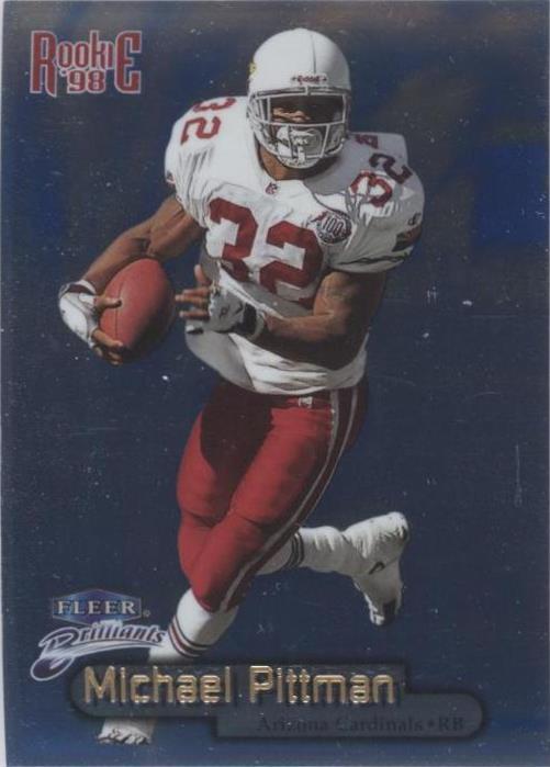 1998 Fleer Brilliants Michael Pittman #113B - 1 of 2