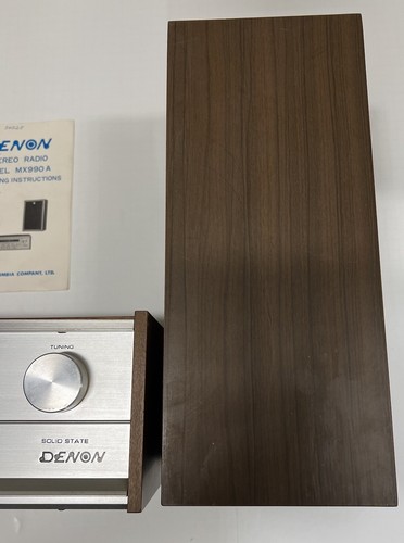 Vintage Denon Multiplex MX990 A Receiver With Speakers - Picture 10 of 23