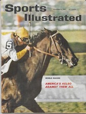Sports Illustrated 1961 KELSO 5x HORSE of the YEAR Eddie Arcaro NO LABEL