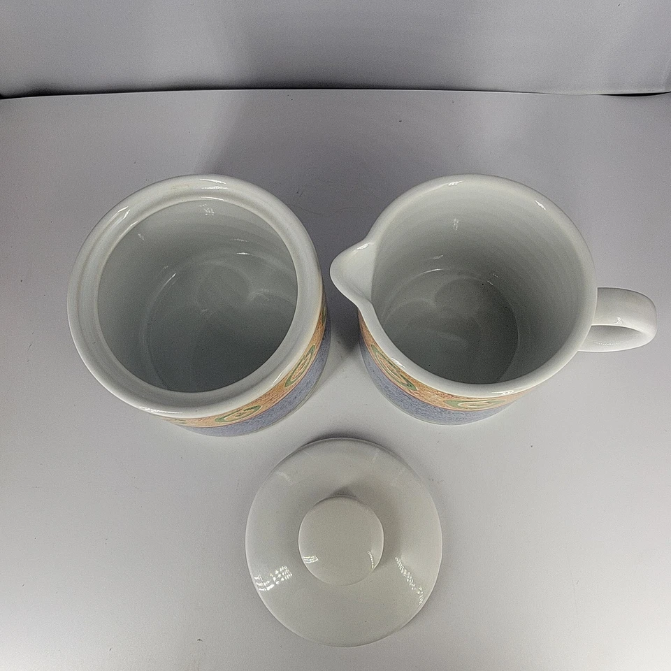 Juego De Colección Sakura Málaga Crema y Azúcar Oneida Sue Zipkin 1995 Foto 3 de 4