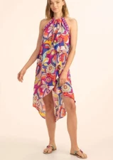 NWT $162 Trina Turk Sevilla Midi Cover Up Dress M