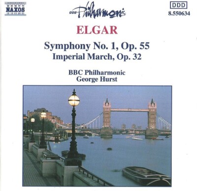 Elgar - Symphony No. 1, Op. 55 · Imperial March, Op. 32 (CD 1993) George Hurst