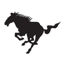 Horse Stallion Gallop - Vinyl Decal Sticker - Multiple Color Sizes - ebn895