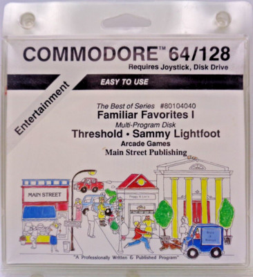 COMMODORE 64/128 -- FAMILIAR FAVORITES I (MAIN STREET PUBLISHING - DISK)