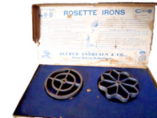 MOLDS--IRON ROSETTES - for waffles