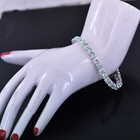 Ice Blue Diamond Unisex Tennis Bracelet-5 mm, 17.50 Ct ! Free Diamond studs!