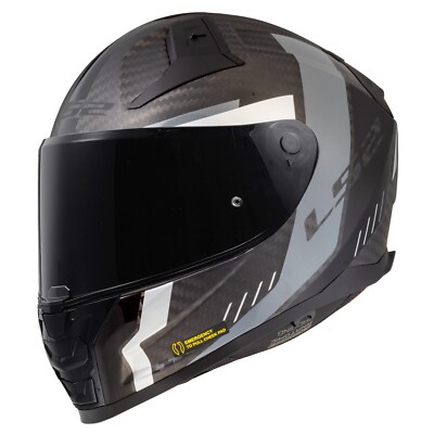 LS2 FF811 Vector II Carbon Grid Matt Black Gr. S Motorradhelm Carbonhelm