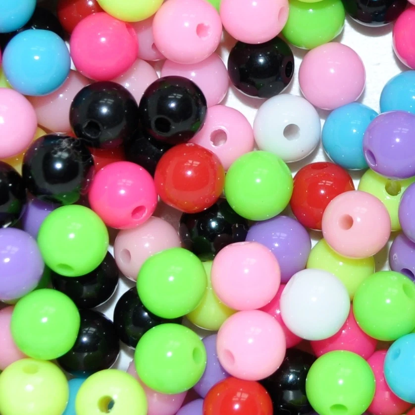 1200 Perline Di Plastica Con Lettere, 7 Mm, Per Creare Braccialetti E Collane Personalizzate, Gioielli Fai Da Te Per Bambini - 3