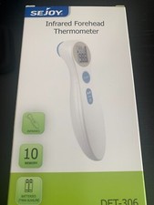 SEJOY Infrared Forehead Thermometer DET-306 Infants, Children  Adults - NEW