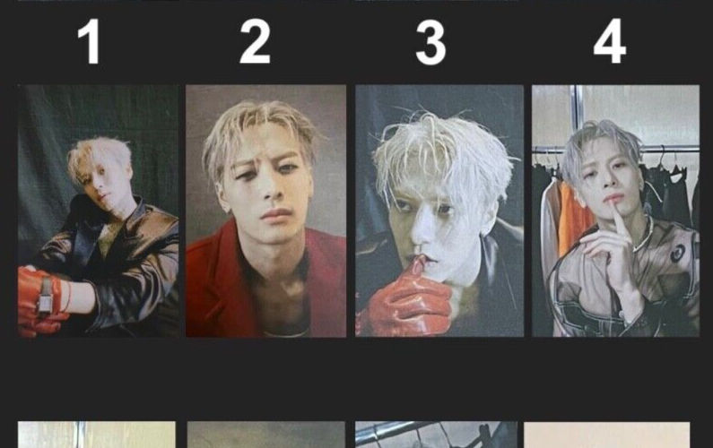 GOT7 JACKSON WANG MAGIC MAN ALBUM ALL VERSION PHOTOCARD
