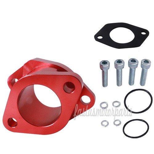 Red Carburetor Intake Manifold Boot for Yamaha Warrior 350 YFM350X - Afbeelding 3 van 8
