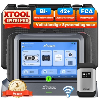 XTOOL IP919 PRO WiFi Bidirektionaler Scan, ECU-Programmierung, Topologiekarte