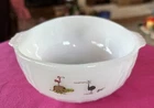 FIRE KING Anchor Hocking BC Caveman Dinosaur Johnny Hart Grog Cereal Bowl
