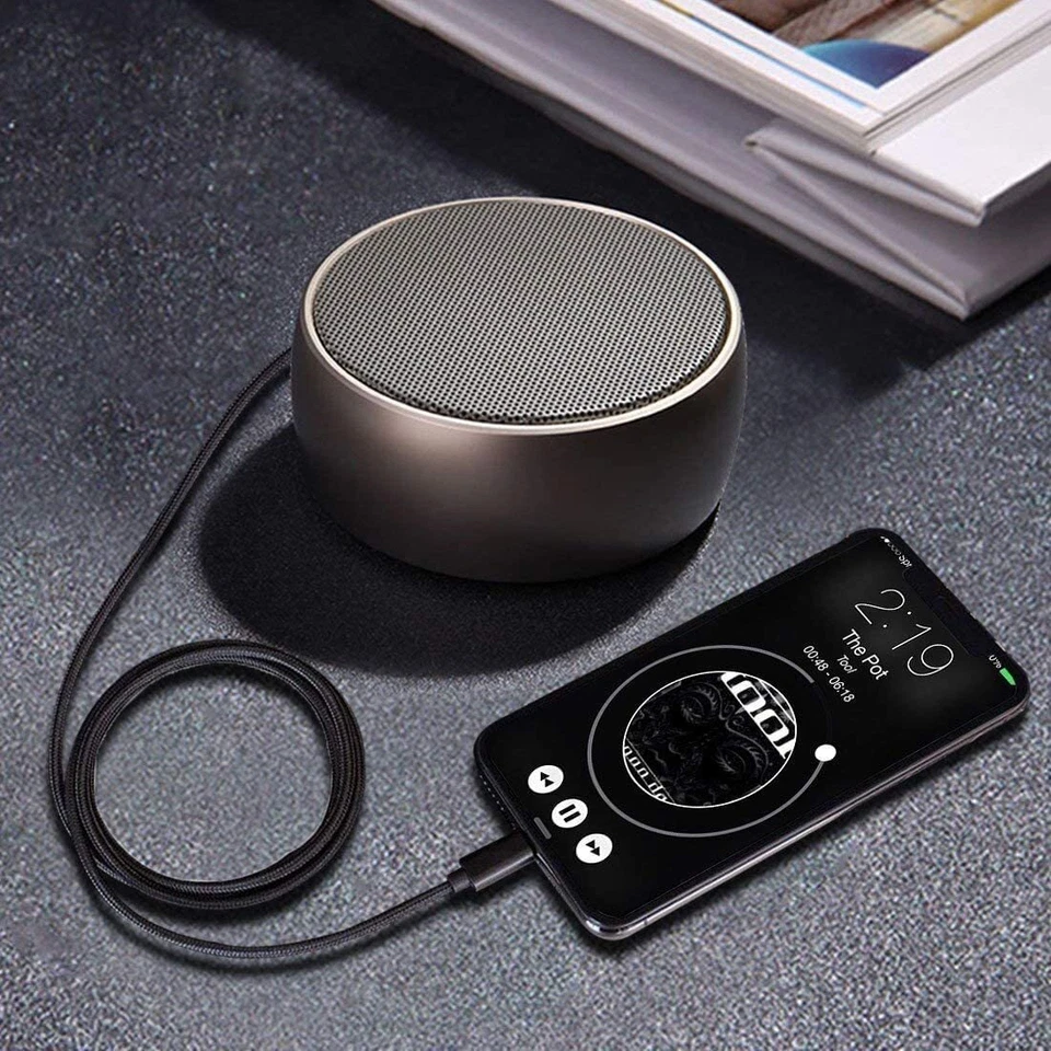 For iPhone 7 8 X XR 11 12 13 Pro 8 Pin to 3.5mm AUX Audio Car Adapter Cord Lot - Image 3 of 4