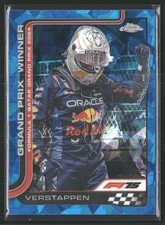 2025 Topps Chrome Sapphire F1 #115 Max Verstappen GP Winner