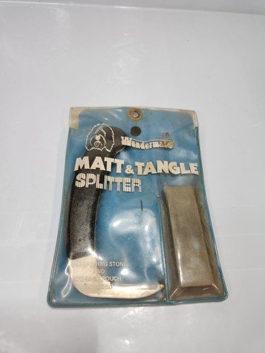 VINTAGE Wundermate Matt & Tangle Splitter for Animal Grooming Rare U.S.A.