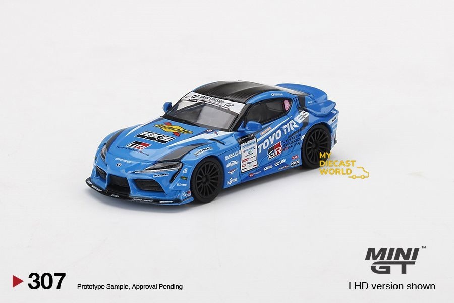 1/64 MINI GT MIJO HKS TOYOTA GR SUPRA #77 FAT FIVE RACING