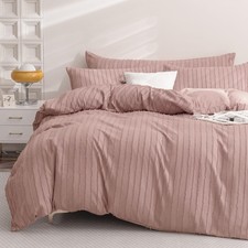 JELLYMONI Duvet Cover Twin Size Purple - 3PCS Boho Duvet Cover Set