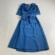 Christian Dior Set-Up with Ruffles Ribbon Polka Dot Pattern Size L Used