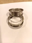 Reed & Barton Sterling Silver pair of Napkin Rings 1.75  wide band Initial B  FS