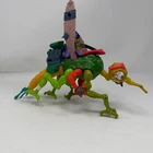 Vintage 1990 Playmates TMNT Needlenose Mutant Mosquito Action Figure Vehicle