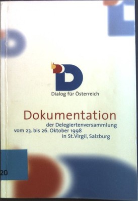 Dokumentation der Delegiertenversammlung vom 23. bis 26. Oktober 1998 in St. Vir