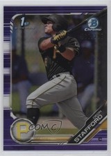 2019 Bowman Chrome Prospects Purple Refractor 67/250 Deon Stafford #BCP-214 v9t