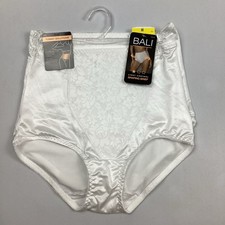 Bali White Light Control Shaping Brief Panty Underwear 2 PACK NEW Retail 36