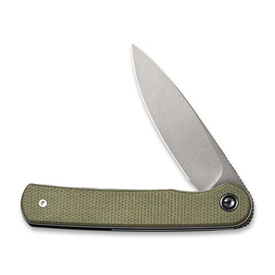 Civivi Knives Stylum Folder C20010B-B 10Cr15CoMoV Steel Olive Micarta